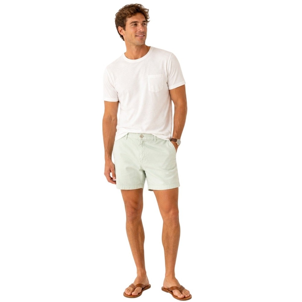 Chubbies 36 The Originals Chino Shorts Mint Green New 5.5" Inseam Retro Preppy